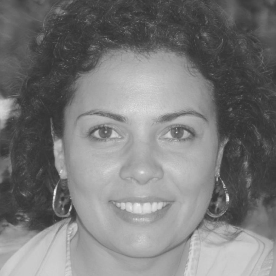 Professional woman smiling during online learning session